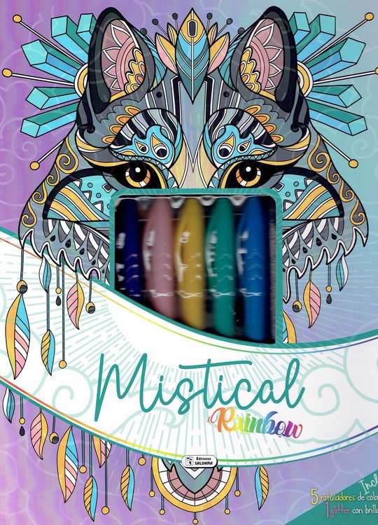 Imagen de MISTICAL RAINBOW (PARA COLOREAR) / EDICIONES SALDAÑA