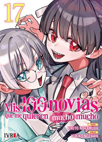 Imagen de Mis 100 novias que me quieren mucho mucho 17 - Rikito Nakamura / Ivrea