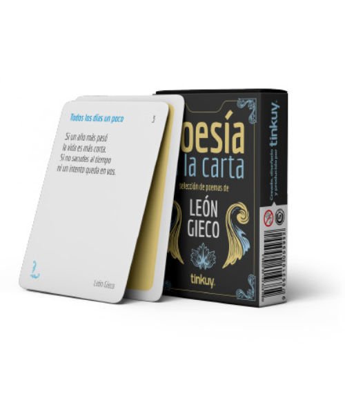 Imagen de POESÍA A LA CARTA DE LEÓN GIECO - JUEGO LITERARIO / TINKUY