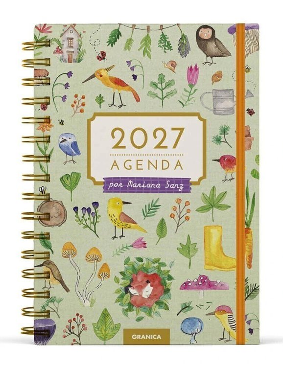 Imagen de AGENDA 2027: MARIANA SANZ (SEMANAL - ANILLADA)