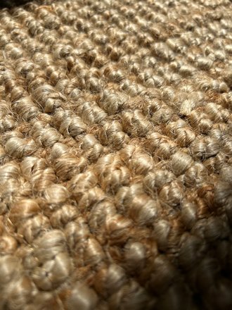alfombra natural de yute artesanal
