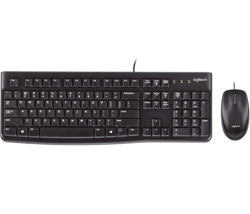 Imagen de Kit Logitech Teclado y Mouse MK120 en Español
