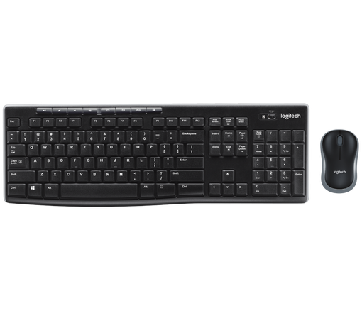 Imagen de Kit Logitech Teclado y Mouse MK270 en Español
