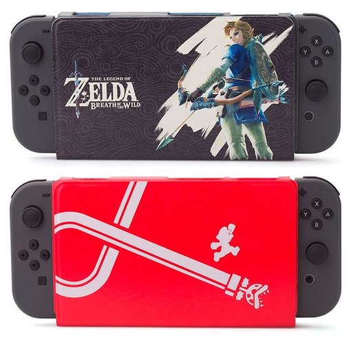 Imagen de Estuche Hibrido + Vidrio protector Nintendo Switch