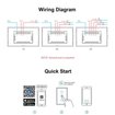 Imagen de Sonoff T2US3C Interruptor Pared 3 Botones WiFi y 433 MHz