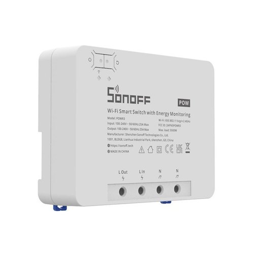 Imagen de Sonoff POWR3 Smart Switch Mide Consumo Eléctrico