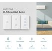 Imagen de Sonoff T2US3C Interruptor Pared 3 Botones WiFi y 433 MHz
