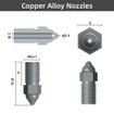 Imagen de 2 Boquillas Alta Velocidad y Temperatura para Hotend Spider