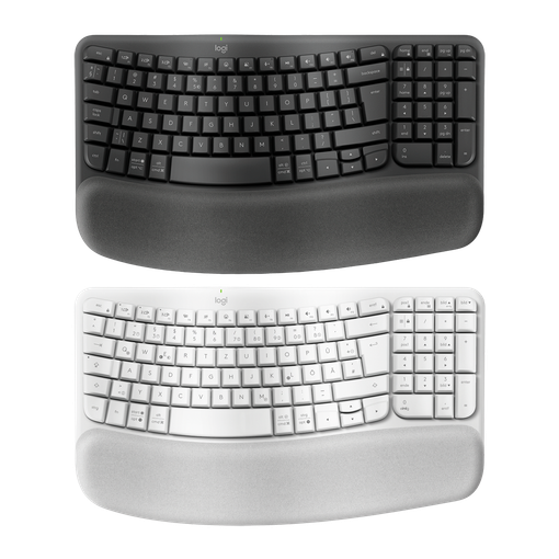 Imagen de Teclado Inalámbrico y Bluetooth Logitech Wave Keys en Español