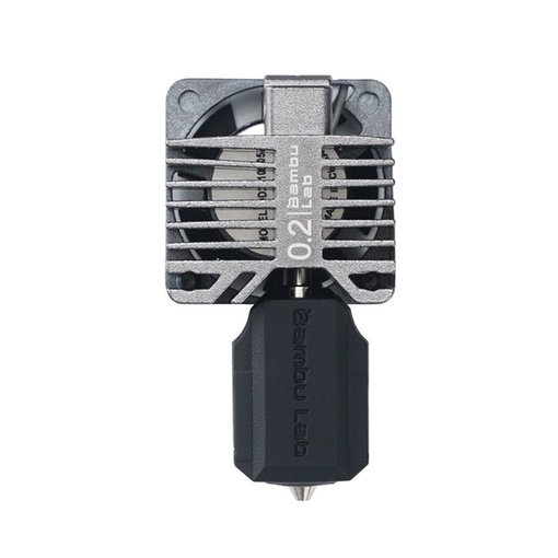 Imagen de Hotend Compl. con Boquilla Acero Inoxidable 0.2mm Bambu X1