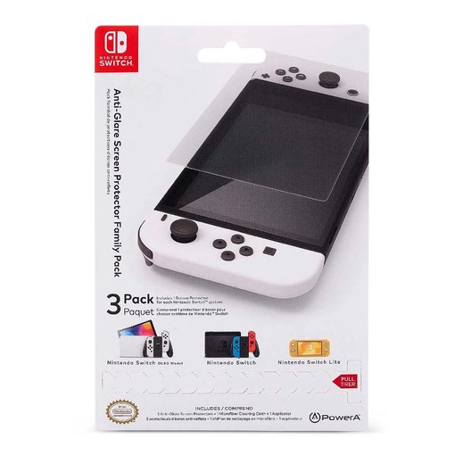 Imagen de Láminas de Protección Anti Reflejo para Nintendo Switch