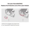 Imagen de Lente protectora para Creality Falcon (5 Un.)