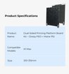 Imagen de Cama Creality Doble Faz Glossy PEO + Matte PEI 310*315mm