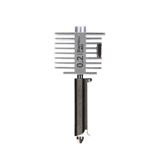 Imagen de Hotend Completo con Boquilla de Acero Inoxidable 0.2mm Bambu Lab A1 Series