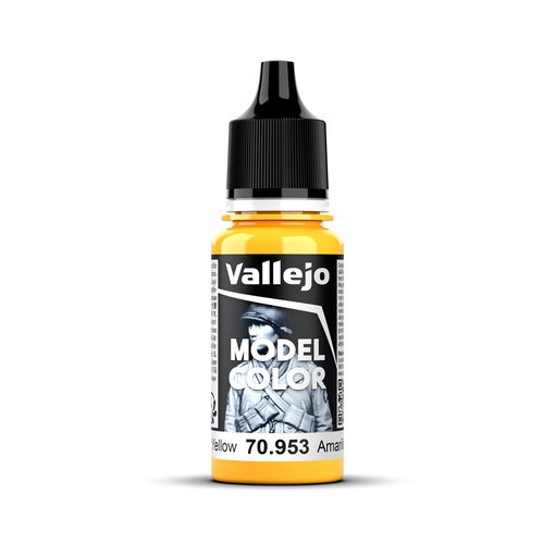 Imagen de Vallejo Pintura Model Color Amarillo Mate 18 ml.
