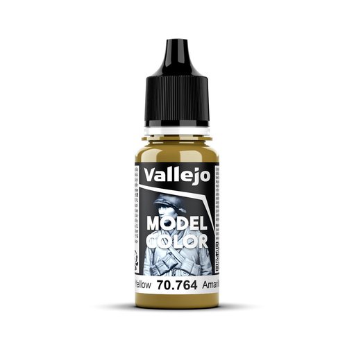 Imagen de Vallejo Pintura Model Color Amarillo Militar 18 ml.