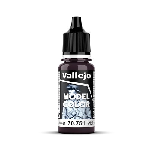 Imagen de Vallejo Pintura Model Color Violeta Negro 18 ml.