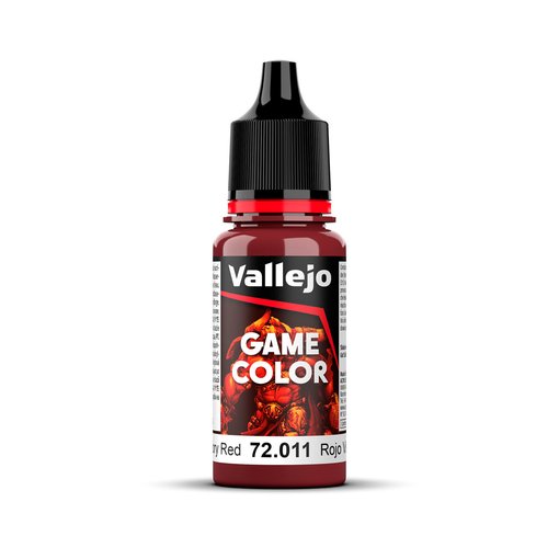 Imagen de Vallejo Pintura Game Color Rojo Visceral 18 ml