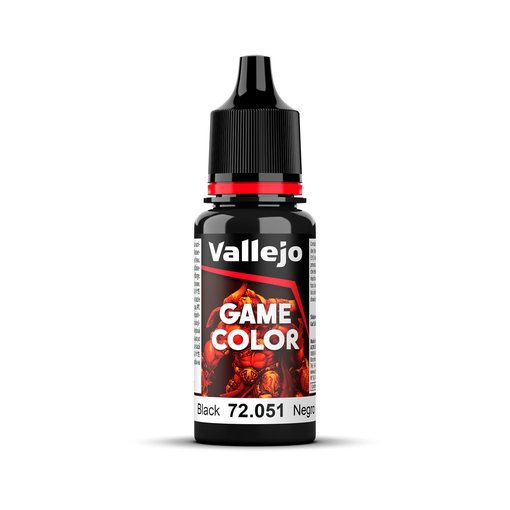 Imagen de Vallejo Pintura Game Color Negro 18 ml