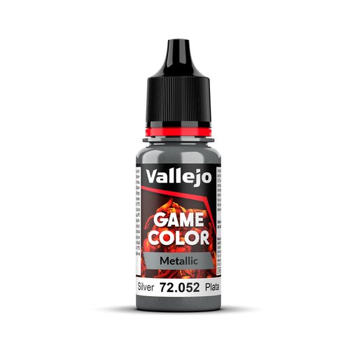 Imagen de Vallejo Pintura Game Color Metallic Plata 18 ml