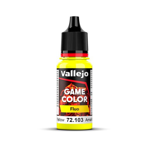 Imagen de Vallejo Pintura Game Color Fluo Amarillo Fluorescente 18 ml