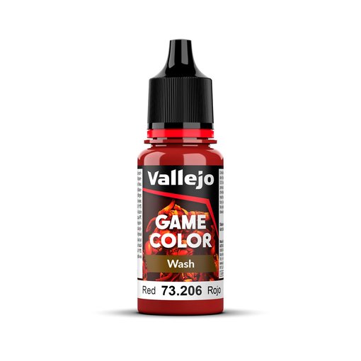 Imagen de Vallejo Pintura Game Color Wash Rojo 18 ml