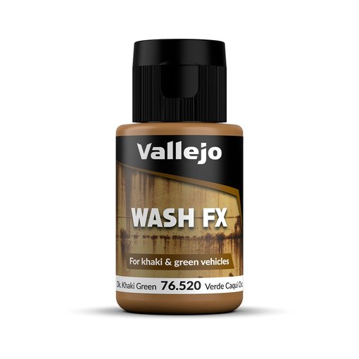 Imagen de Vallejo Pintura Wash FX Verde Caqui Oscuro 35 ml