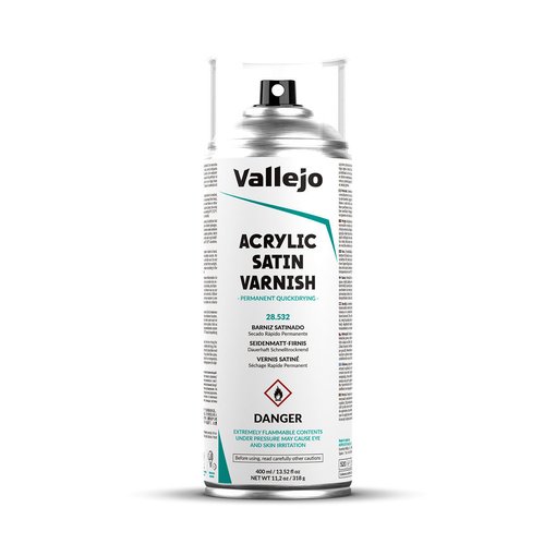 Imagen de Vallejo Aerosol Barniz Satinado 400 ml
