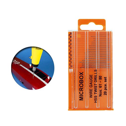 Imagen de Set de 20 minibrocas Vallejo T01002 núm. 61–80 con estuche