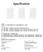 Imagen de Sonoff Switchman ZBM5 Interruptor de Pared Zigbee 1 Botón