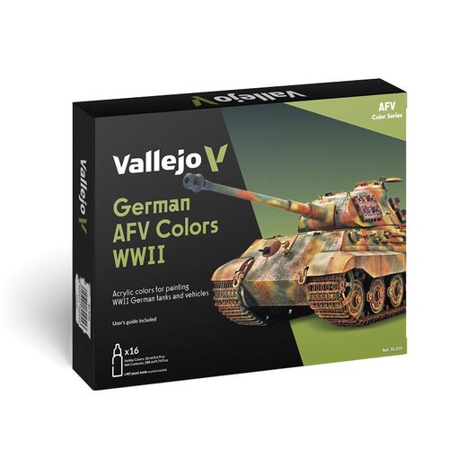 Imagen de Vallejo Pinturas AFV Set German AFV Colors WWII (16 x 18 ml)