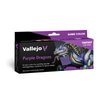 Imagen de Vallejo Pinturas Fantasy Set Purple Dragons (8 x 18 ml)