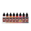 Imagen de Vallejo Pinturas Fantasy Set Fire Dragons (8 x 18 ml)