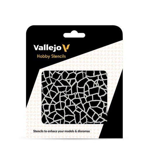 Imagen de Vallejo Stencils Camuflaje Jirafa WWII 125 x 125 mm