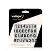 Imagen de Vallejo Stencils Alfabeto de Estampación 125 x 125 mm