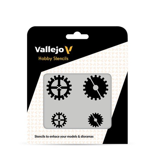Imagen de Stencil Vallejo Engranajes ST-SF001 125x125 mm
