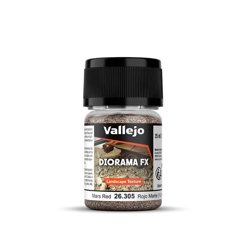 Imagen de Vallejo Diorama Effects Rojo Marte 1-2 mm 35 ml