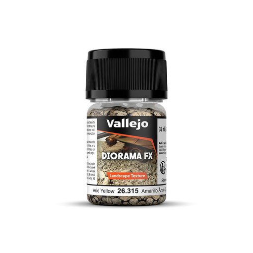 Imagen de Vallejo Diorama Effects Amarillo Arido 2-5 mm 35 ml