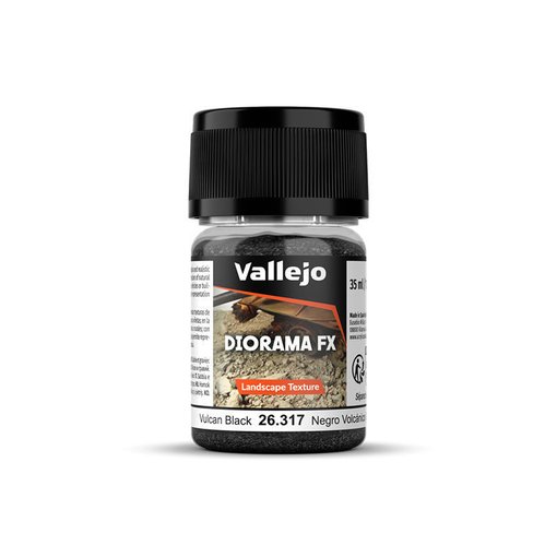 Imagen de Vallejo Diorama Effects Negro Volcánico 0,1-2 mm 35 ml