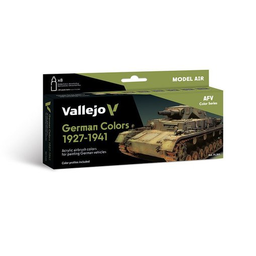 Imagen de Vallejo Pinturas AFV Set German Colors 1927-1941 (8 x 18 ml)