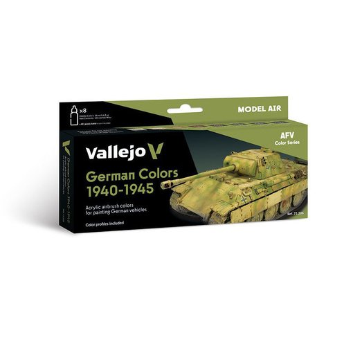Imagen de Vallejo Pinturas AFV Set German Colors 1940-1945 (8 x 18 ml)