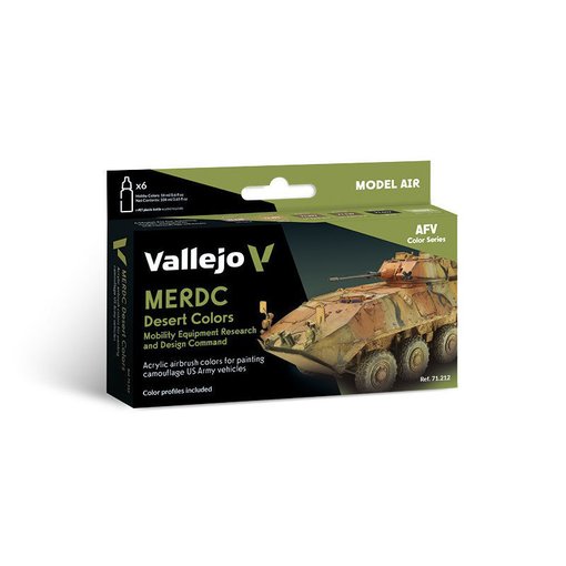 Imagen de Set Vallejo Model Air MERDC Desert US 71.212 (6 x 18 ml)