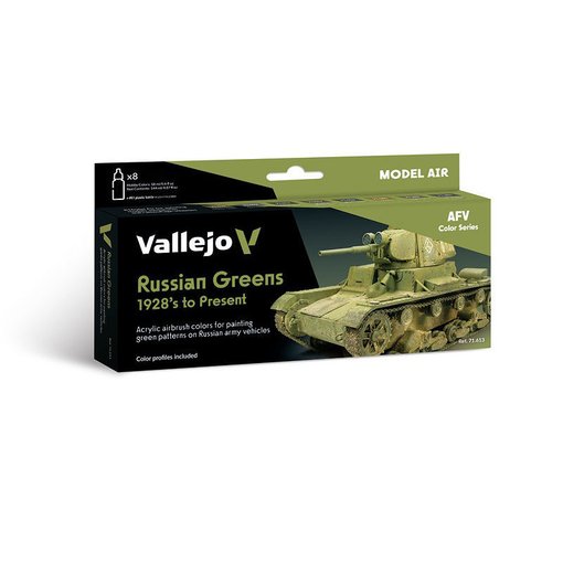 Imagen de Vallejo AFV Set Russian Greens 28’s to Present 8un