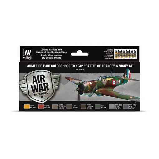 Imagen de Vallejo Air War Set Armée de l’Air 39 to 42 8un