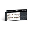 Imagen de Vallejo Air War Set IJA colors pre-war to 1945 (8 x 18 ml)