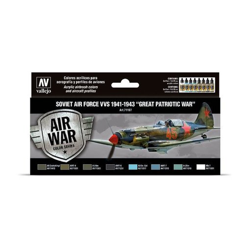 Imagen de Vallejo Air War Set Soviet Air Force VVS 1941 to 1943 8un