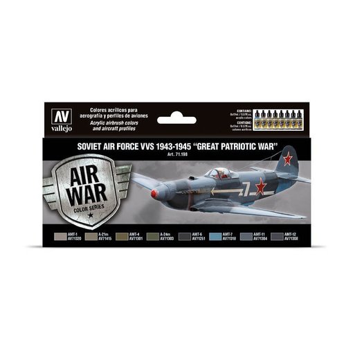 Imagen de Vallejo Air War Set Soviet Air Force VVS 43 to 45 8un