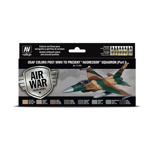 Imagen de Vallejo Air War Set USAF WWII - Present Aggressor Part I 8un