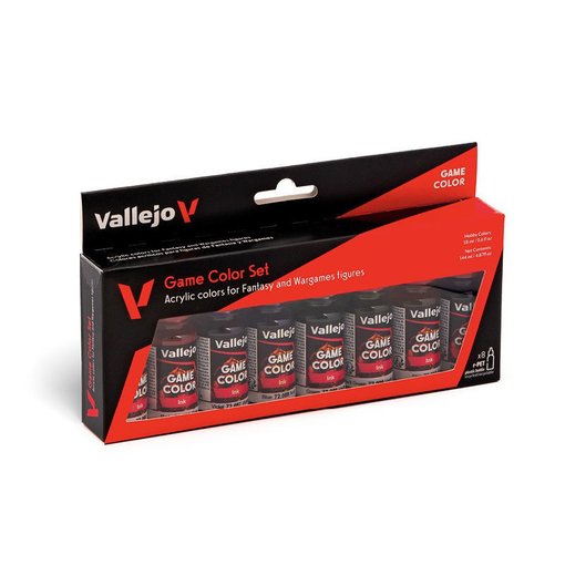 Imagen de Vallejo Pinturas Basic Set Game Color Inks (8 x 18 ml)