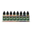 Imagen de Vallejo Pinturas Fantasy Set Face Painting (8 x 18 ml)